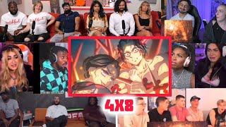 Demon slayer season 4 Episode 8 Reaction Mashup Kimetsu no Yaiba [upl. by Issi]