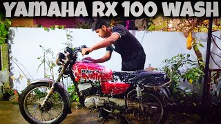 Washing My Yamaha Rx 100 [upl. by Clerk388]