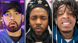 Rappers React To Drake  Taylor Made Freestyle Kendrick Lamar Diss [upl. by Almeda]