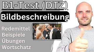 Deutsch lernen  Bildbeschreibung B1  DTZ amp Telc amp ÖSD  Prüfung 2023  Einkaufen amp Gesundheit [upl. by Reffineg]