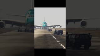 Terrible emergency landing of A380 when cops chasing thief car [upl. by Juliet408]