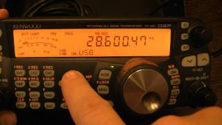 KENWOOD TS480 HX  SAT Prezentacja Test Opinia [upl. by Tertia581]