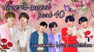 love is sweet 💜part 40💜 bts love story bts taekook btslogy [upl. by Thurman]