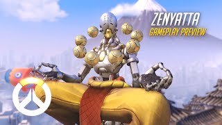 Zenyatta Gameplay Preview  Overwatch  1080p HD 60 FPS [upl. by Loos]