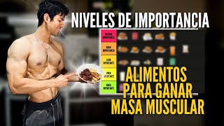 Los MEJORES ALIMENTOS para GANAR MASA MUSCULAR  MI quotTIER LISTquot DEFINITIVO [upl. by Mcculloch]