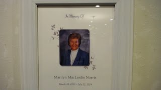 Marilyn M Norris Funeral Service [upl. by Keeton]