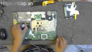 Dell Vostro V130 Disassembly and fan cleaning [upl. by Witcher]