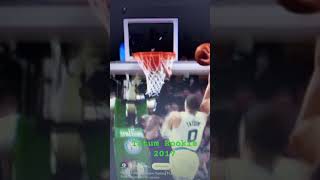 Jayson Tatum dunk on LeBron [upl. by Bilski]