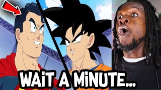 Goku vs Superman RAP BATTLE REACTION [upl. by Furtek]