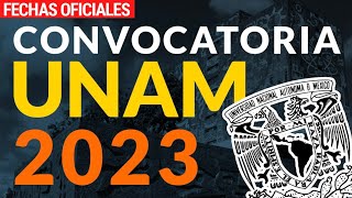 Convocatoria UNAM 2023 [upl. by Anastasie]