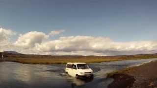 River Crossing Iceland vw transporter t4 amp t5 4motion [upl. by Elnar789]