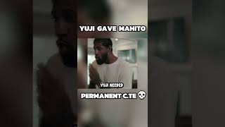 YUJI GAVE MAHITO PERMANENT CTE😂fortnite whatsapp anime gojo gojosatoru jujutsukaisen jjk [upl. by Yotal275]