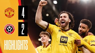 Manchester United 42 Sheffield United  Premier League highlights [upl. by Llered412]