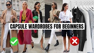 Capsule Wardrobes For Beginners  Everything you need to know [upl. by Wolfy]