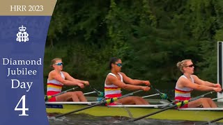 Oregon Rowing Unlimited USA v The Tideway Scullers School  Diamond Jubilee  Henley 2023 Day 4 [upl. by Constant]