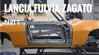 Lancia Fulvia Zagato serie1 door frame restauration STEP 1 [upl. by Otrebcire214]