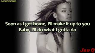 Faith Evans  Soon As I Get Home Lyrics [upl. by Adnilram]