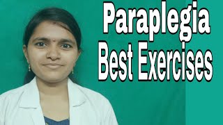 Paraplegia exercises  Spinal card injury  Geetha Mihi [upl. by Aikemot102]