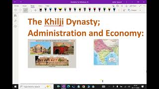 The Khilji Dynasty Administration and Economy  82 kiljidynasty upscias history [upl. by Lukasz]