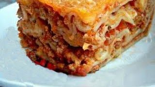 Pomysł na obiad  LASAGNE  LAZANIA  KLASYCZNA [upl. by Akkim]