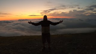 Joe hikes a bike up Mount Skiddaw for the sunrise [upl. by Anabahs]