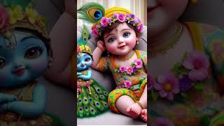 Adharam madhuram song music short video newsong shree Krishna [upl. by Usanis591]