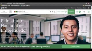 Como registrarse en la Red de Apoyo al Emprendedor  INADEM  MEXÉ Emprendedores [upl. by Stevana461]