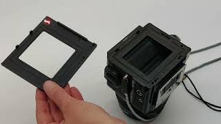 BRONICA ETR 45X6 DIGITAL ADAPTER  Instructions [upl. by Auqcinahs746]