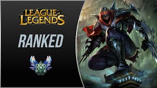 LoL Ranked  Zed  Türkçe  Elmas Lig  Geliştirdim 2 [upl. by Sidwohl936]