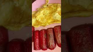 Breakfast food tasteofhome viand ulam hotdog egg eggrecipe hotdogrecipe shorts viralshorts [upl. by Woothen]