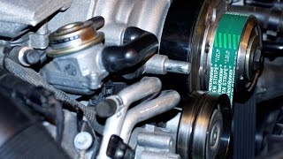 Mercedes E55 AMG  Supercharger Under Hood Action [upl. by Noimad217]