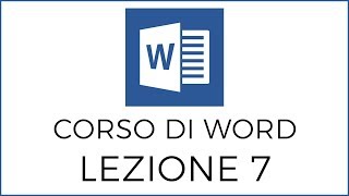 7 Corso di Word Impostare Spaziatura ed Interlinea [upl. by Aleet]