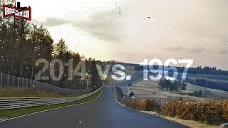 Nürburgring Nordschleife 1967 vs 2014 [upl. by Nunciata]