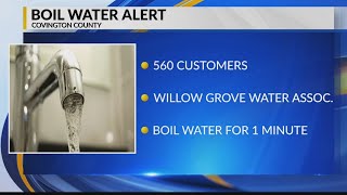 Willow Grove Water Association under boil water alert [upl. by Yann]