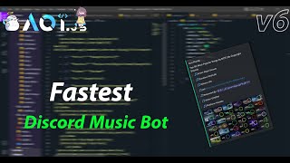 ​AkaruiTeamHow To Build An Discord EasyampFast Music Bot With Aoijs☕ [upl. by Marentic]