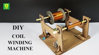 How to make Coil Winding Machine at home [upl. by Akina]