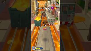 fake vs real floor is lava 😈🔥subwaysurfers floorislava shorts [upl. by Phail]