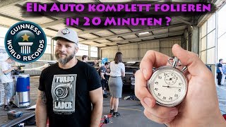 Ein ganzes Auto folieren in 20 Minuten mit Sidney Hoffmann [upl. by Tyree]