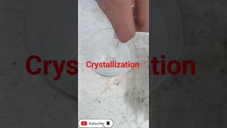 Crystals of water viralvideo shortsfeed experiment ytshortsindia youtubeshorts science water [upl. by Salbu]