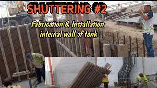 How to make the internal shuttering of tank part 2 [upl. by Joane]