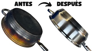 QUITA LO QUEMADO DE TUS SARTENES Con Esta Mezcla Casera [upl. by Nosrak750]