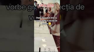 Diana Sosoaca a votat A votat singurul presedinte din afara sistemului sosoaca foryou [upl. by Colinson819]