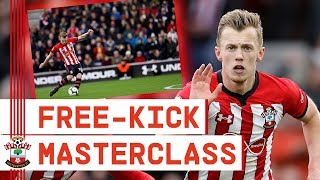 JAMES WARDPROWSE MASTERCLASS  How to score the perfect freekick [upl. by Cudlip628]