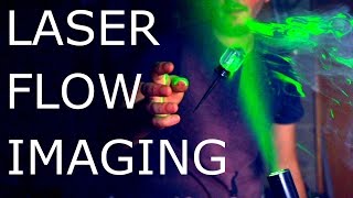 How To See Invisible Air Currents With Lasers  NightHawkInLight [upl. by Nirek357]