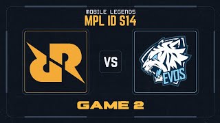 RRQ vs EVOS GAME 2  MPL ID S14 [upl. by Strickler766]