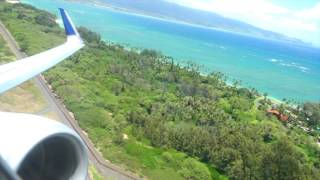 HD First Class United 737 Kahului to San Francisco [upl. by Sokram361]