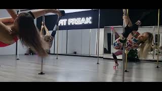 Pole Dance Choreography Fitfreak Studio  quotAyy Macarenaquot Tyga [upl. by Arriet]