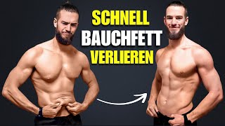 Schnell BAUCHFETT loswerden so klappts [upl. by Odom]