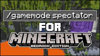 Minecraft  Spectator Gamemode Coming To Bedrock Edition Soon [upl. by Ydeh]