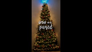 ❌ ¡SIN CLAVOS ARBOL de NAVIDAD en la PARED [upl. by Brenda]